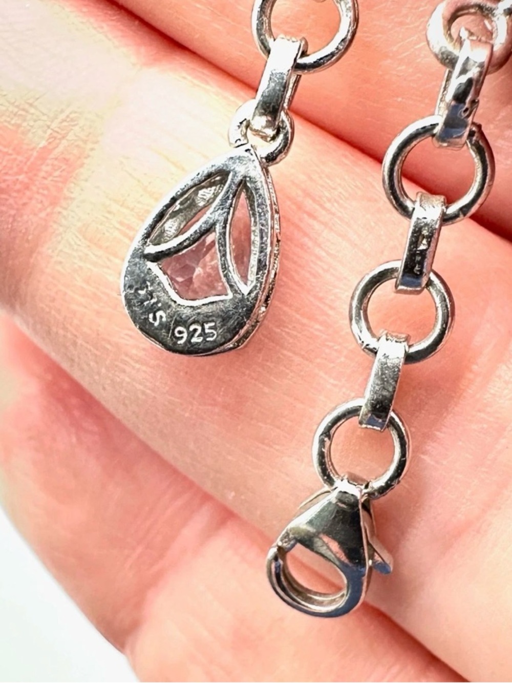 Chuck Clemency STS Blue Topaz Sterling Silver Bracelet - Picture 9 of 11